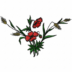 Flowers Embroidery Design 11